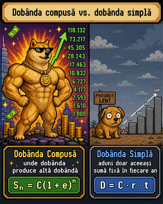 Meme: dobânda compusă vs dobânda simplă